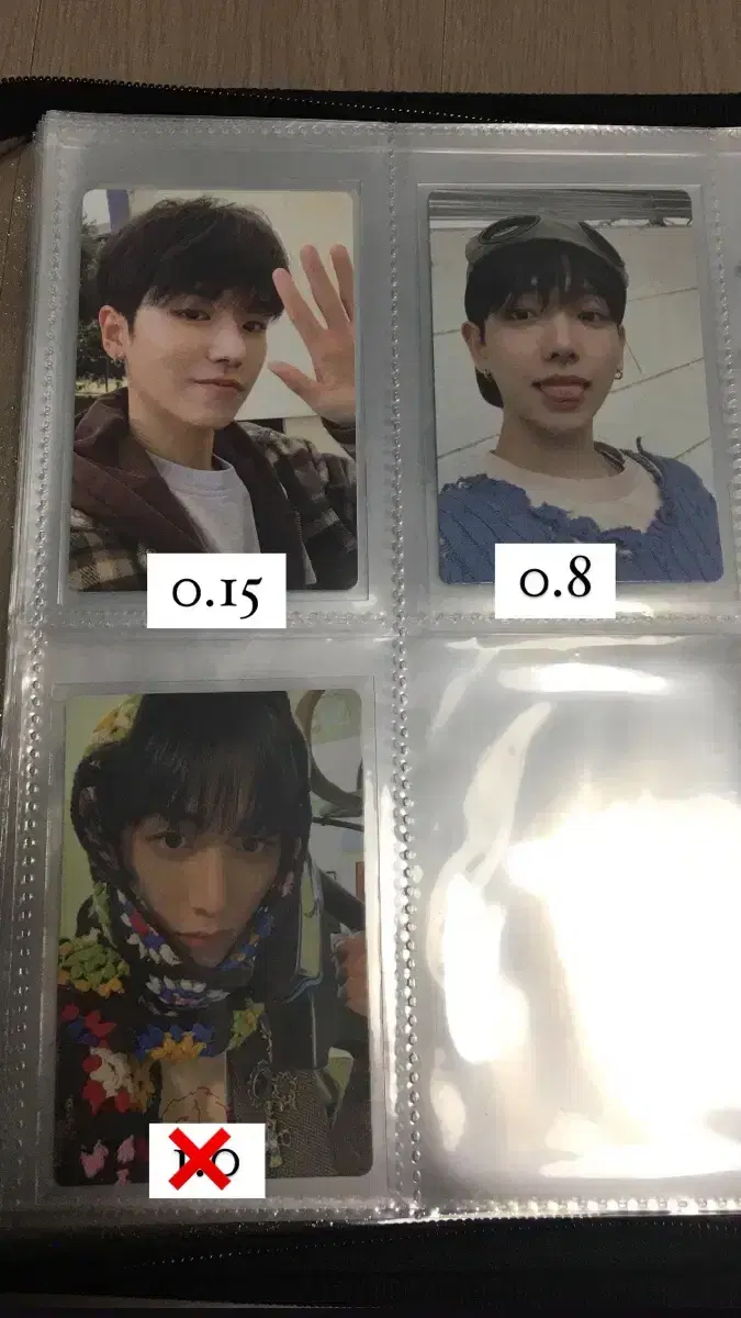 who! taesan jaehyun riwoo photocard