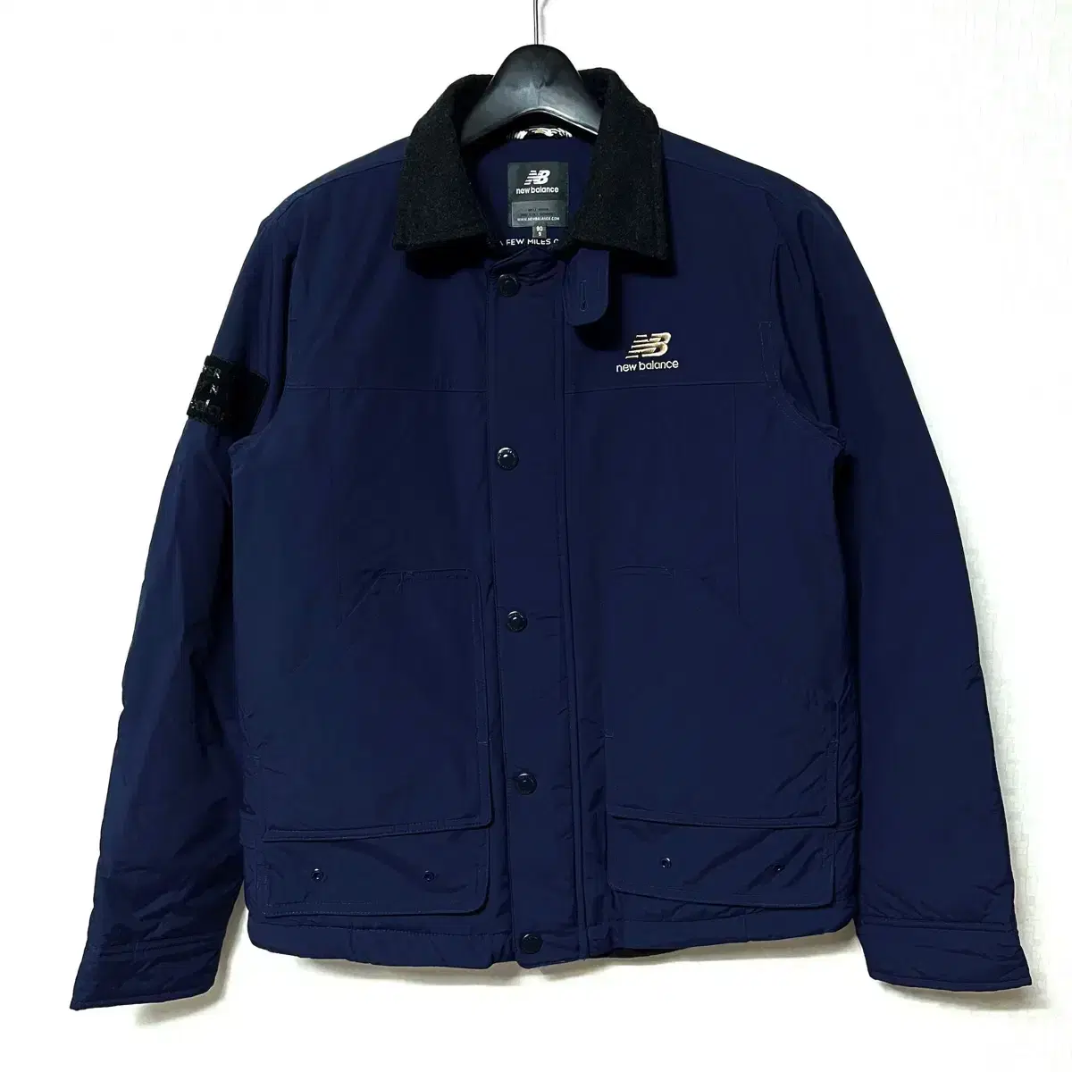 [S,90]New Balance Casual Padded Jacket Navy