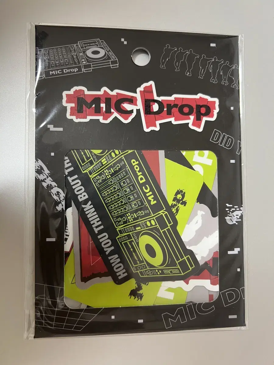 (unsealed) bts BTS sticker makemad mic drop