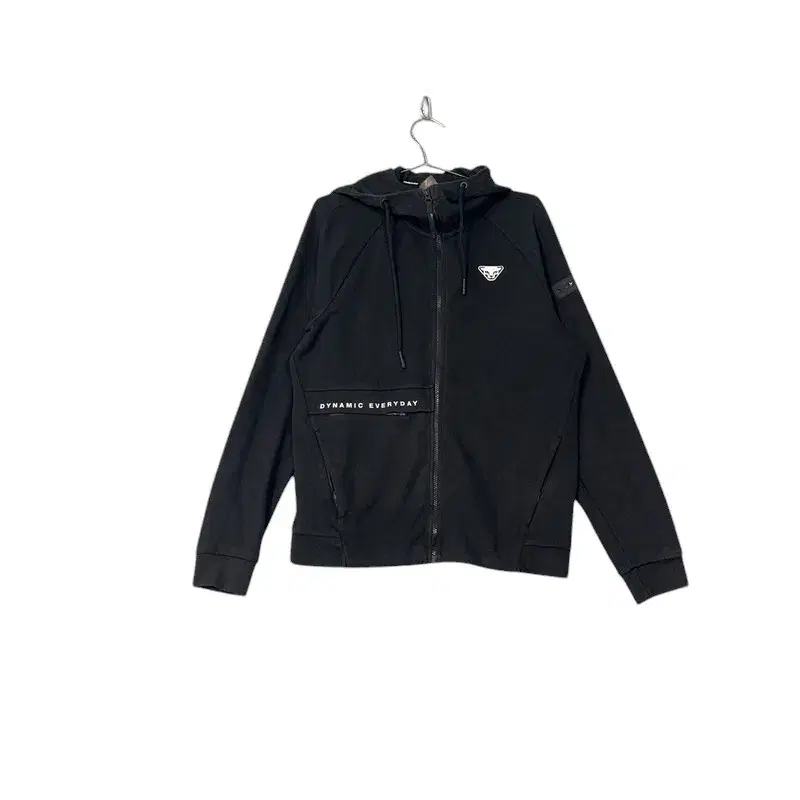 [Dynafit] Logo Black Hoodie Zip Up L