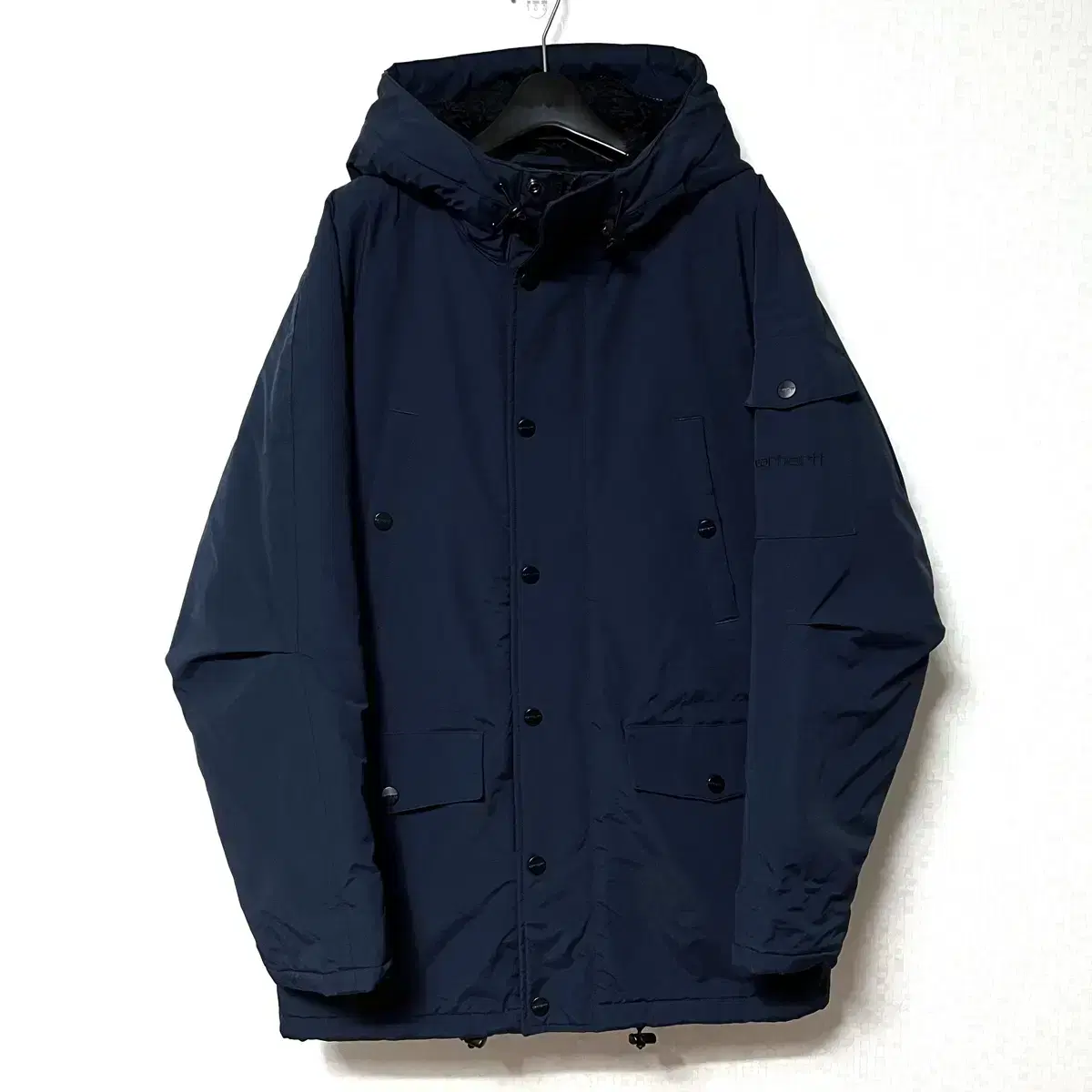 [M,95]Calhart Anchorage Parka Padded Navy