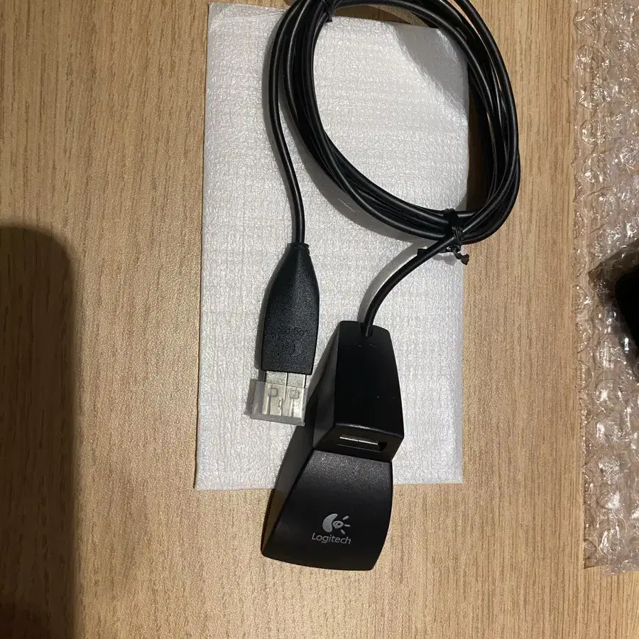 로지텍 정품 usb 연장선 컴퓨터 데스크탑