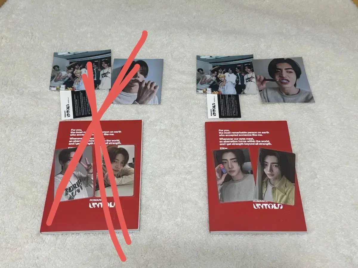 Enhypen Romance Untold Engine vahn unsealed album wts