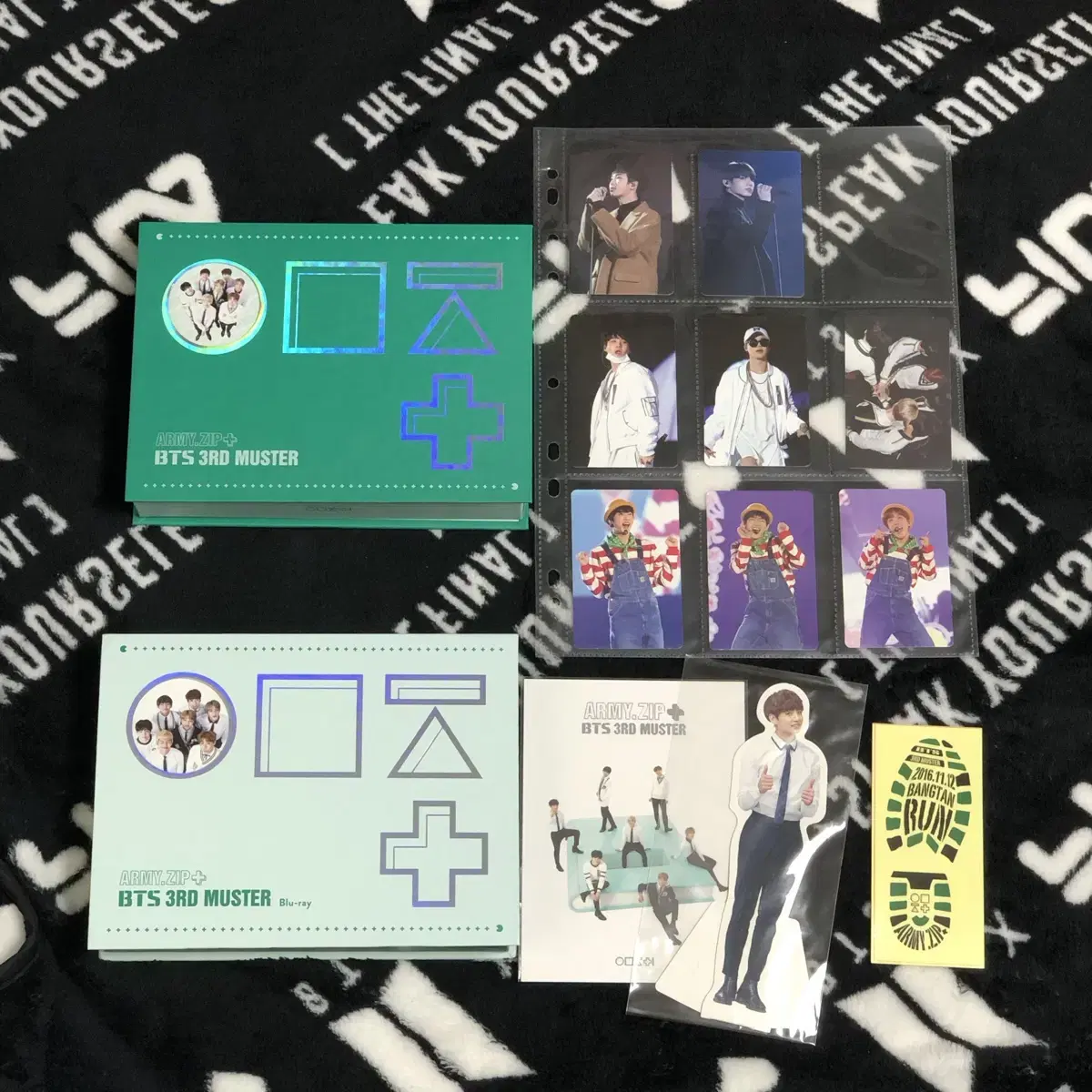 bangtan muster 3 dvd blu-ray photocard BTS MUSTER BLURAY