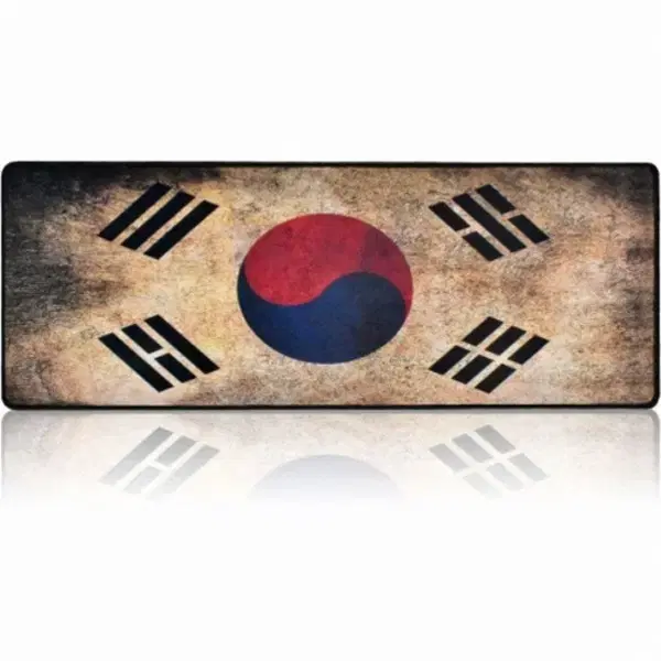 빈티지국기 700x260x2mm 장패드 대한민국-블랙라인