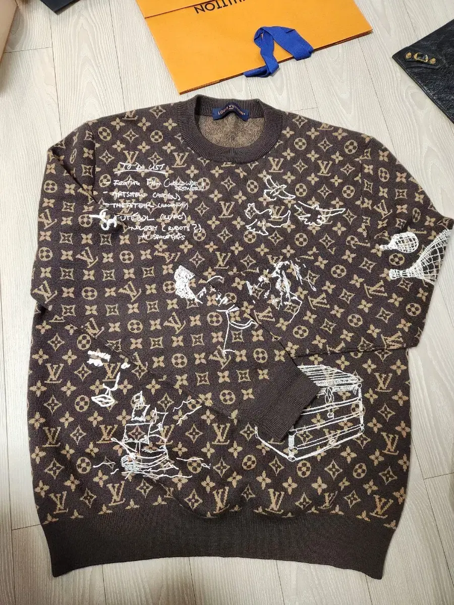 Louis Vuitton monogrammed knit for sale.