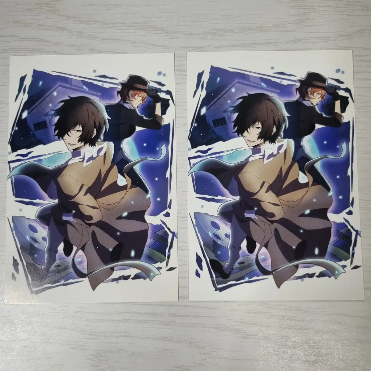 Moonshine Dog Chuuya Dazai Double Black Postcard