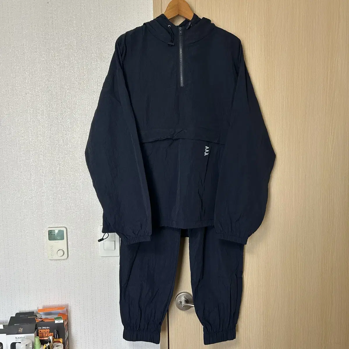 URBANDTYPE Vahn zip-up anorak navy set L