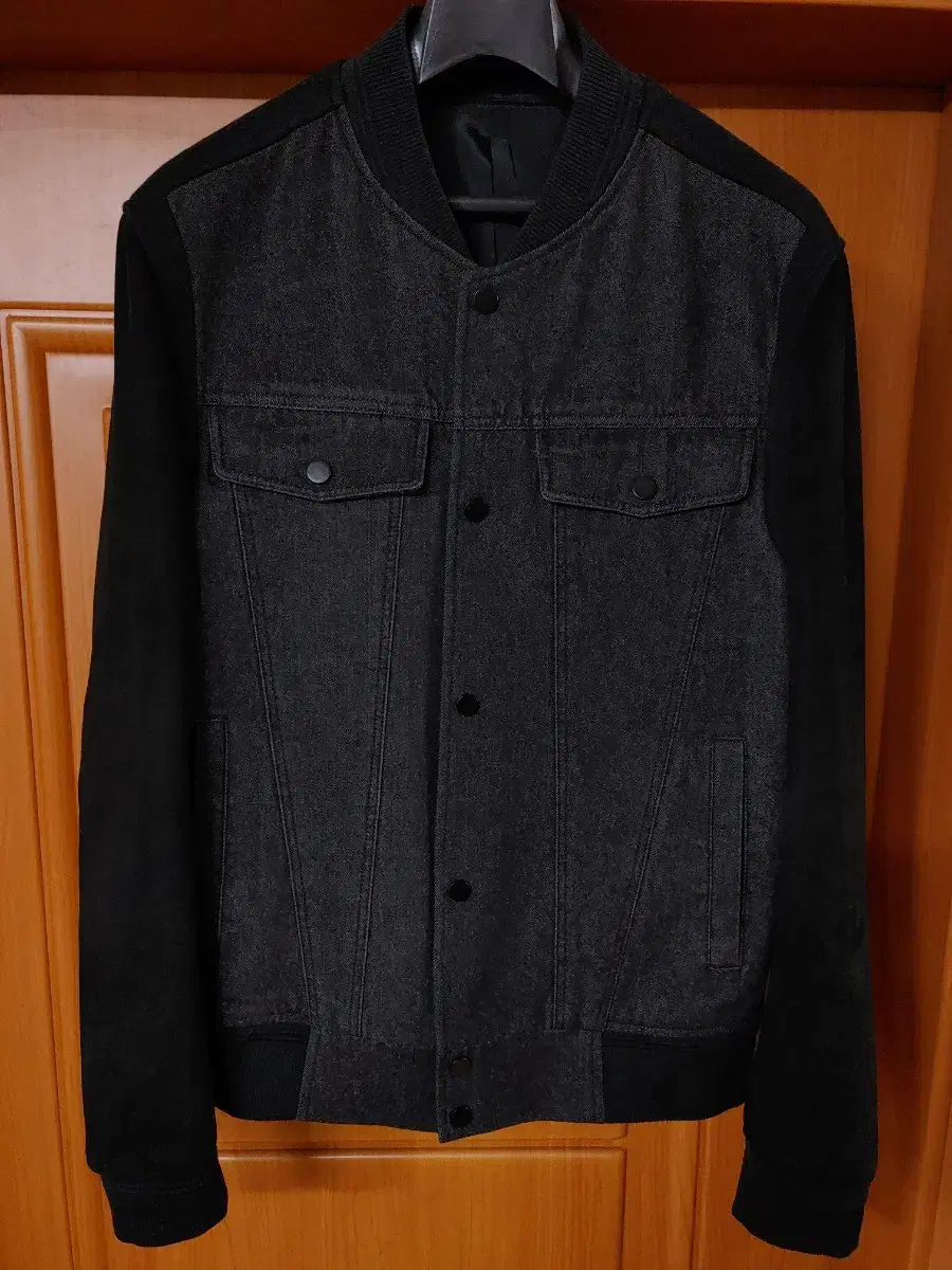 [System Homme] SYSTEM Black Denim Jumper