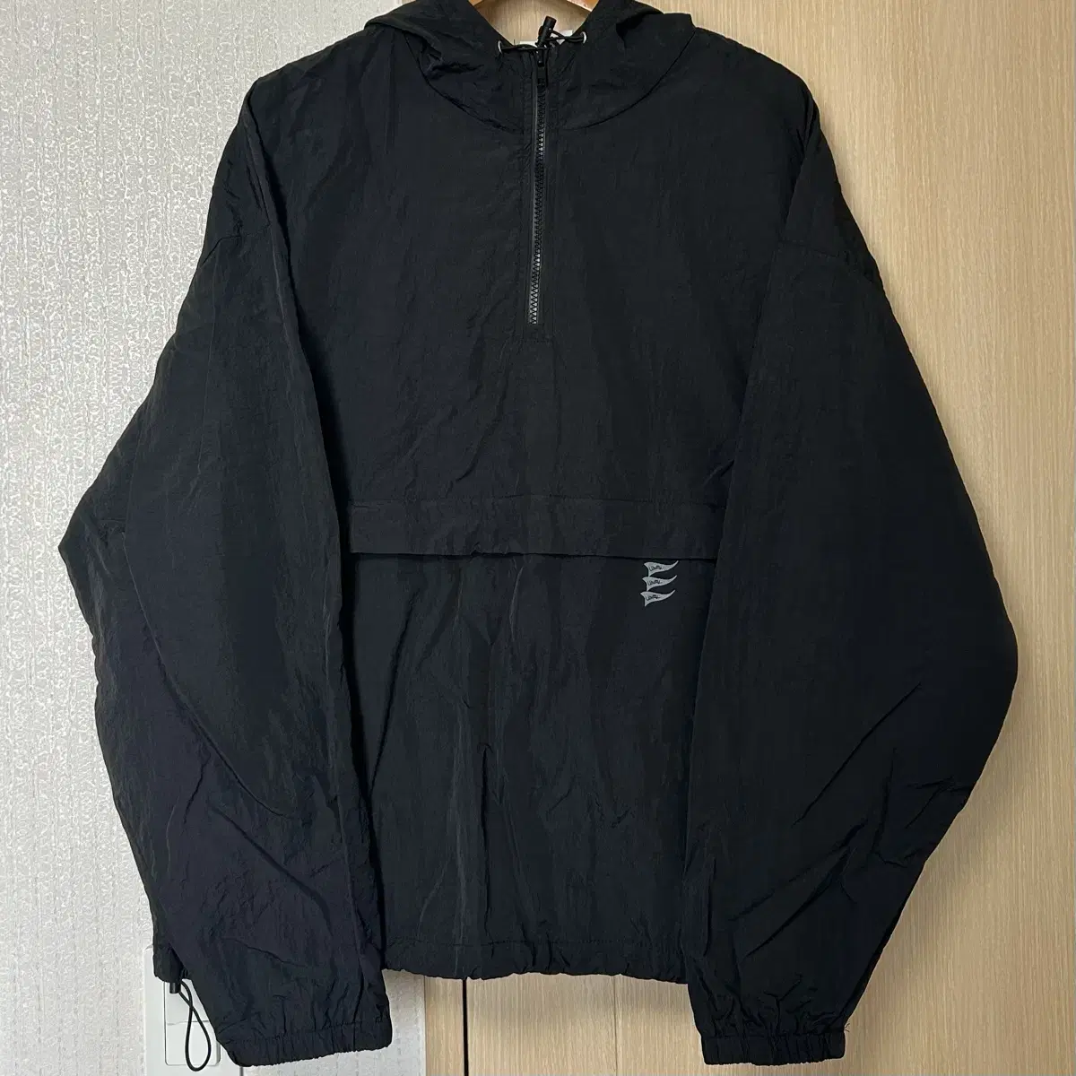 URBANDTYPE Black Vahn Zip-up Anorak (3)