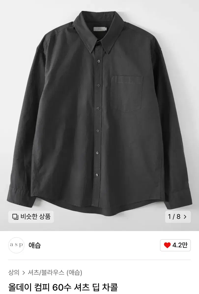 Adapting Comfy 60th Shirt Deep Charcoal M