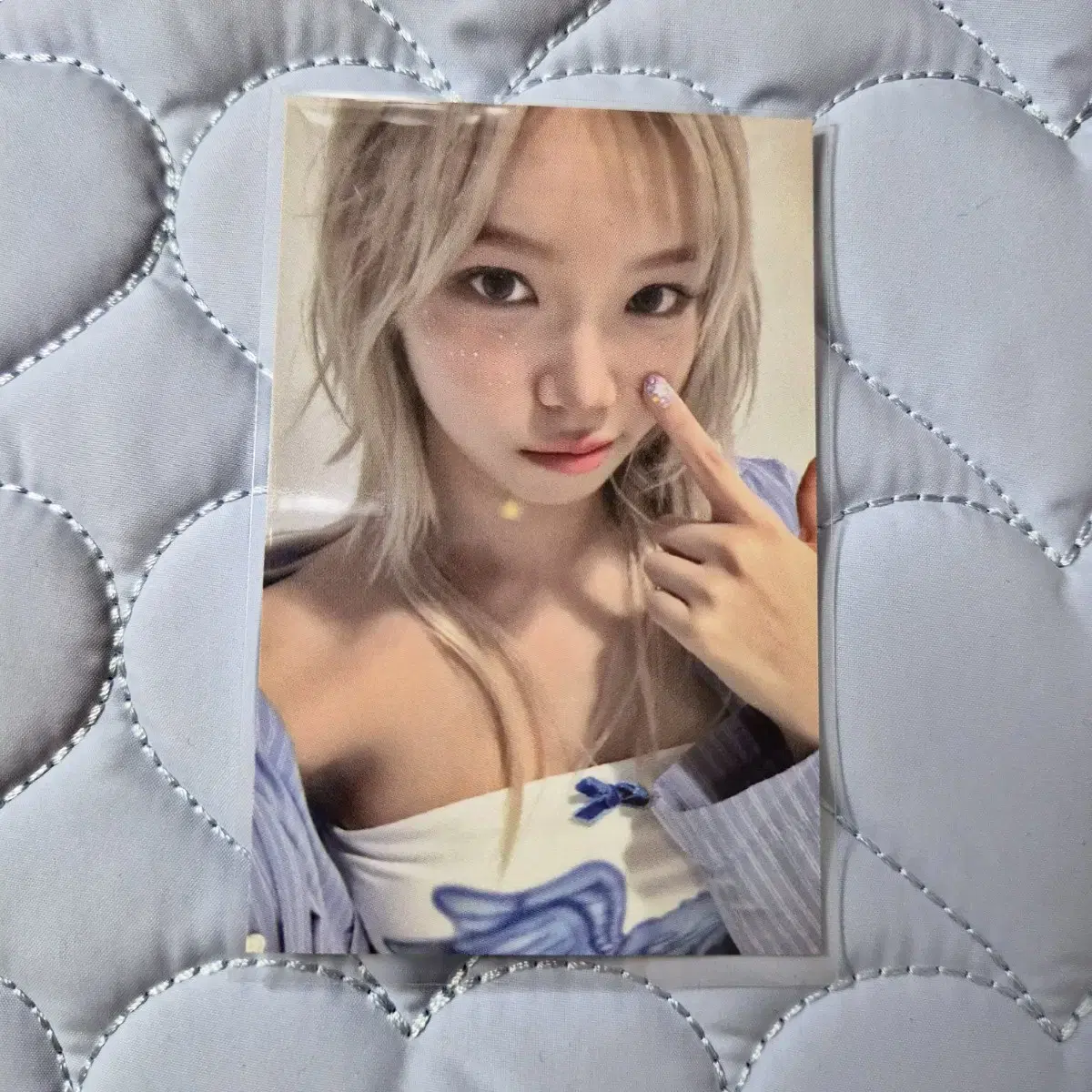 (Taepo) le sserafim kim chaewon Crazy broadcast photocard Week 2