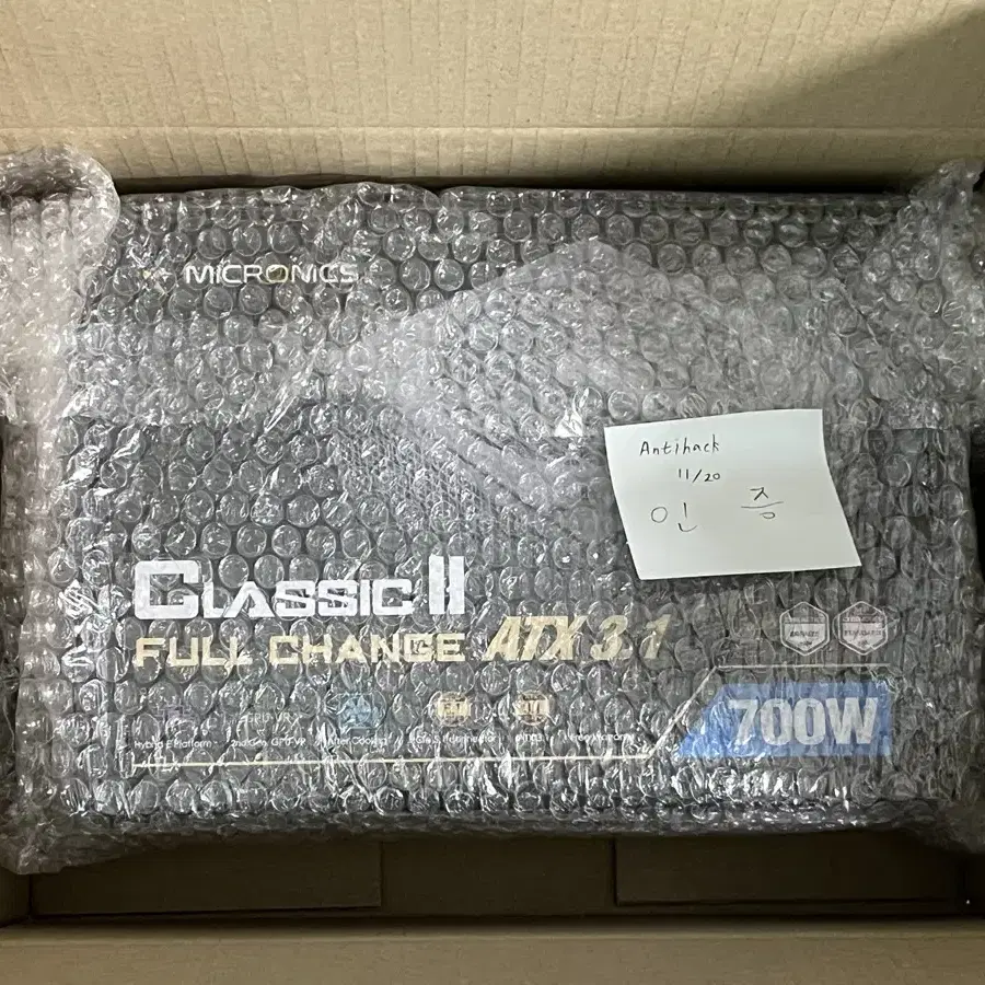 마이크로닉스 Classic II 풀체인지 700W 80PLUS브론즈