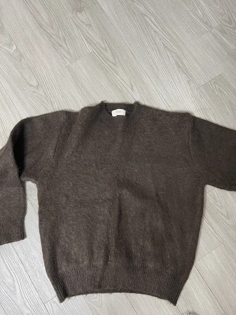 [2]Fabregas Oslo Mohair Knit Walnut Brown