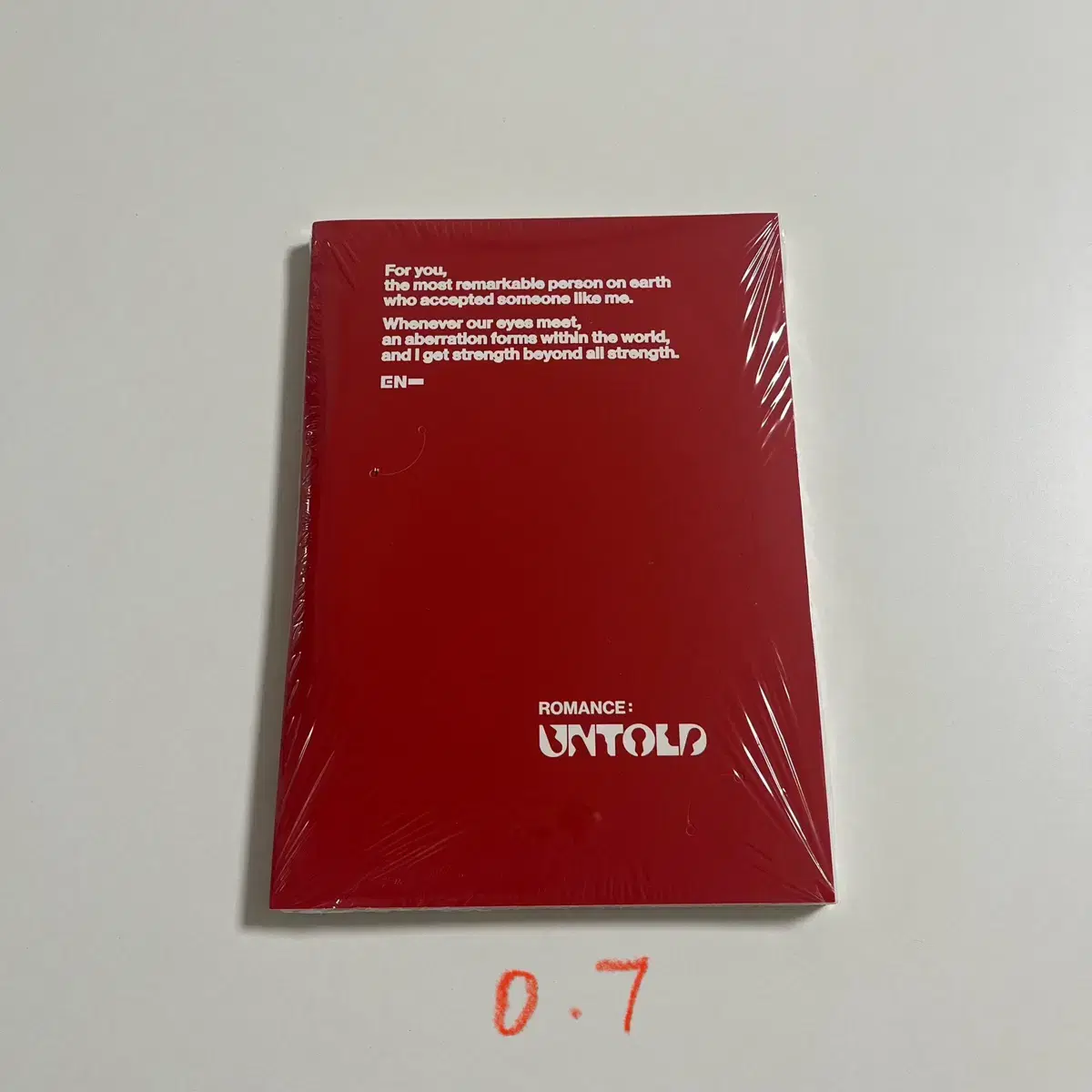 Enhypen Romance Untold Engine vahn sealed album WTS