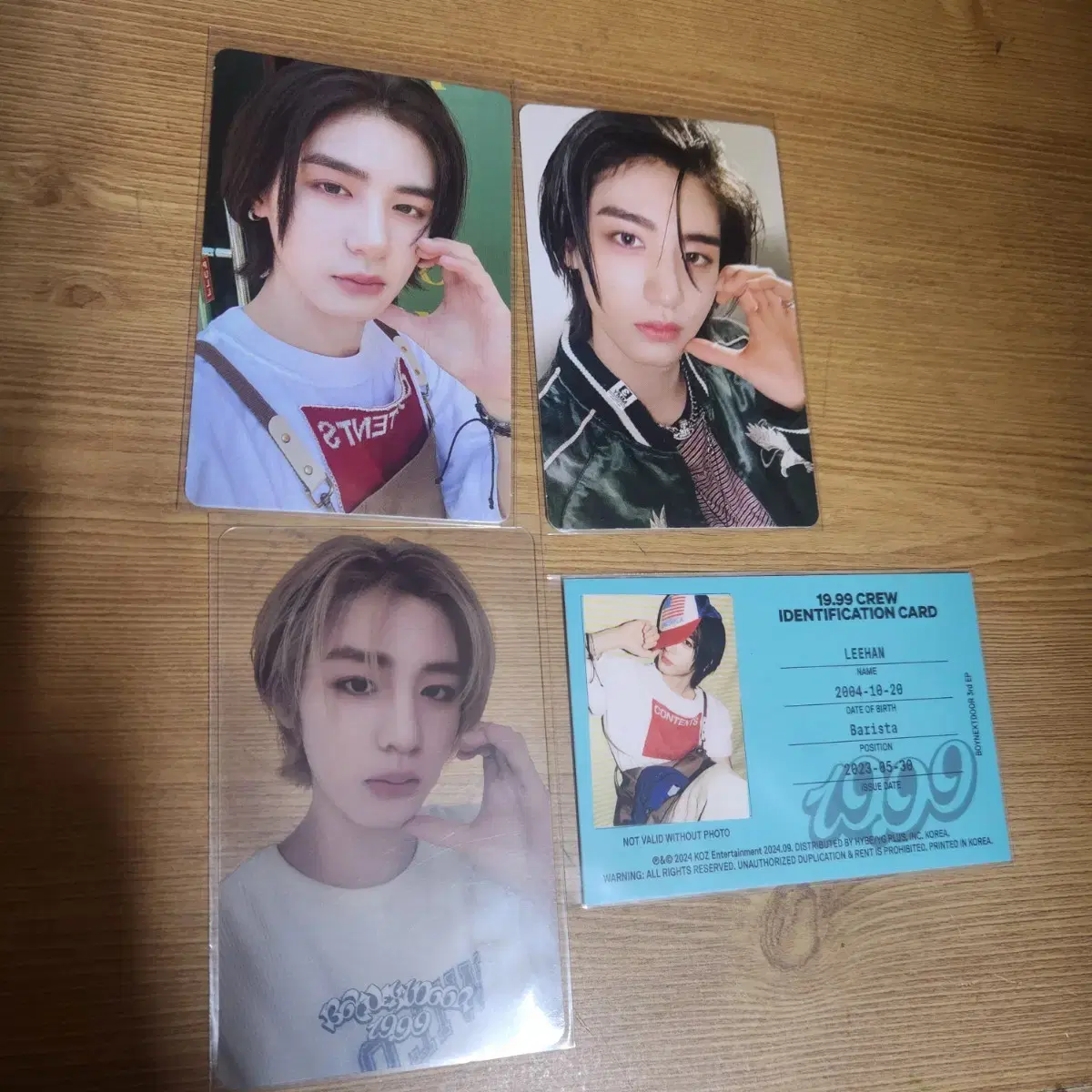 boynextdoor photocard wts ( sungho riwoo leehan)