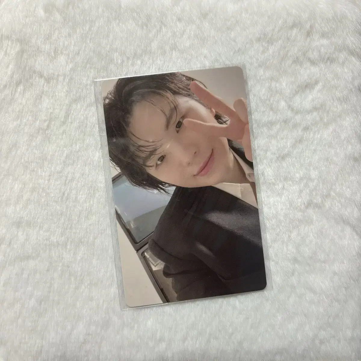 Seventeen woozi best album GV entry pre-order benefit photocard