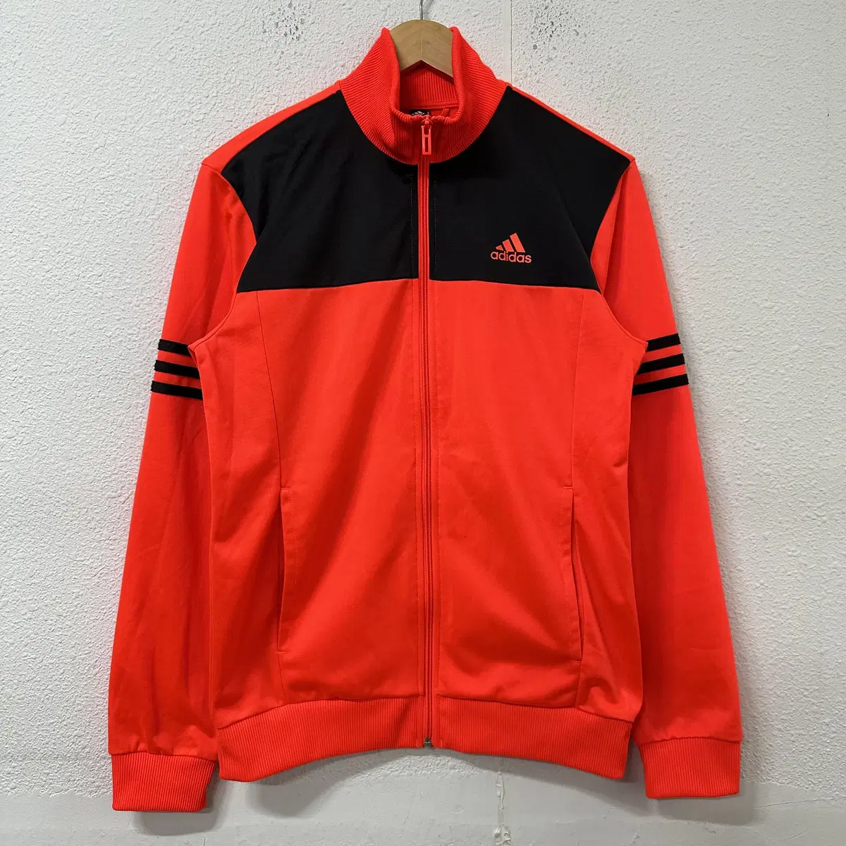 [M] Adidas Triangle Logo Training Tracksuit Zip-up Jacket Fluorescent 0624