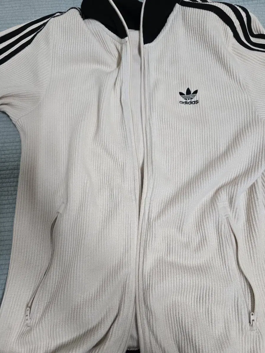 [S,M Quick sale] HR3307 Adidas Adidas Color Waffle Jersey Track Top