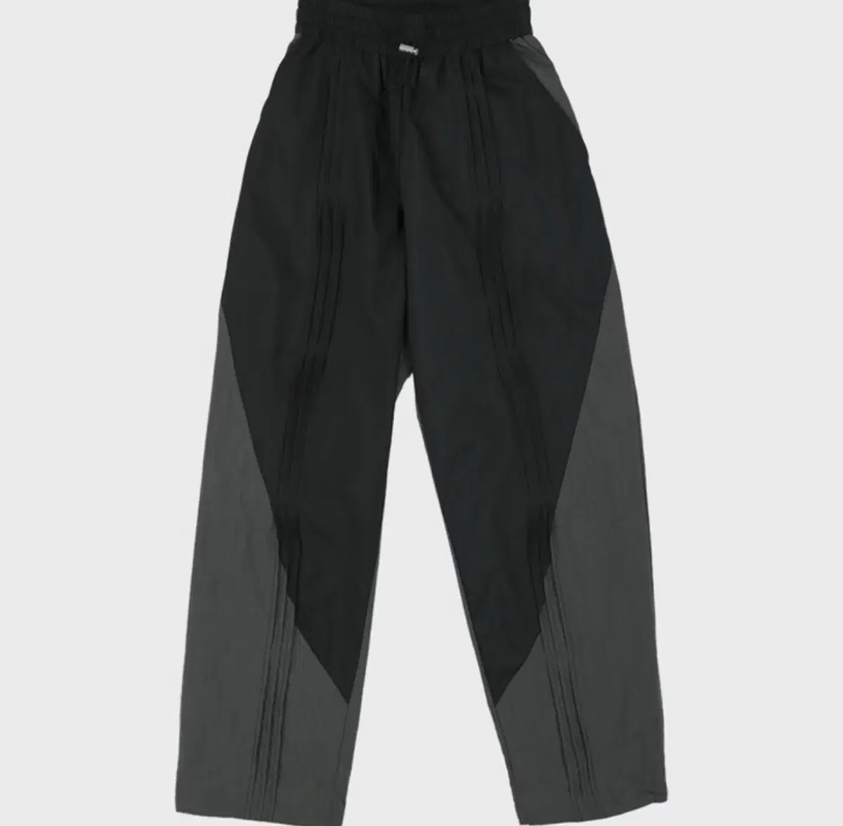 (M) Ohorse Wavy Windbreaker Pants / Black