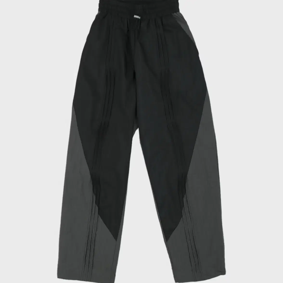 (M) 오호스 Wavy Windbreaker Pants / Black