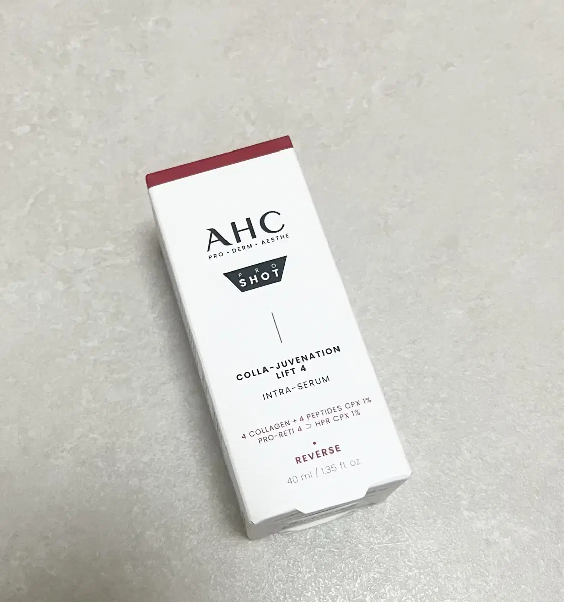 AHC 프로샷 콜라쥬비네이션 리프트4 인트라 세럼 40ml