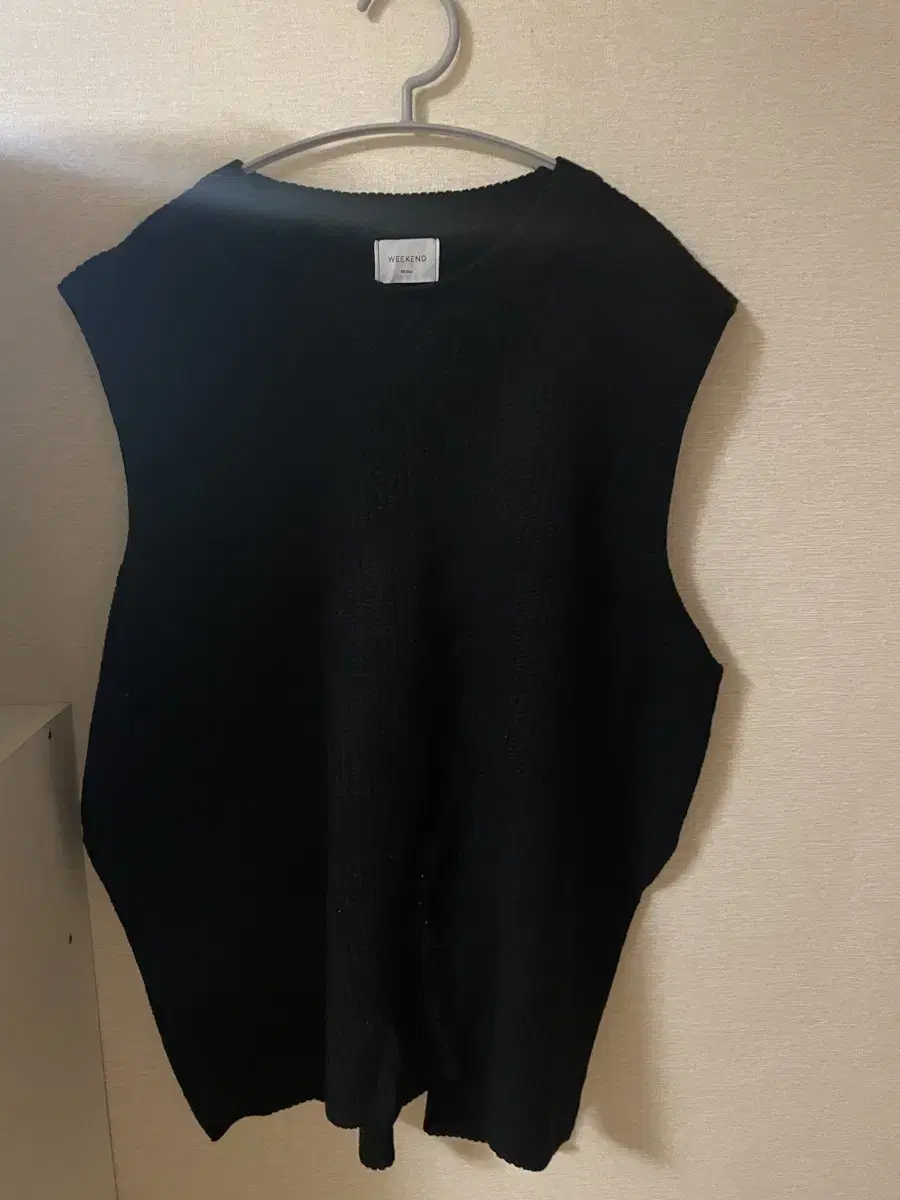 Men's vestKnit black L