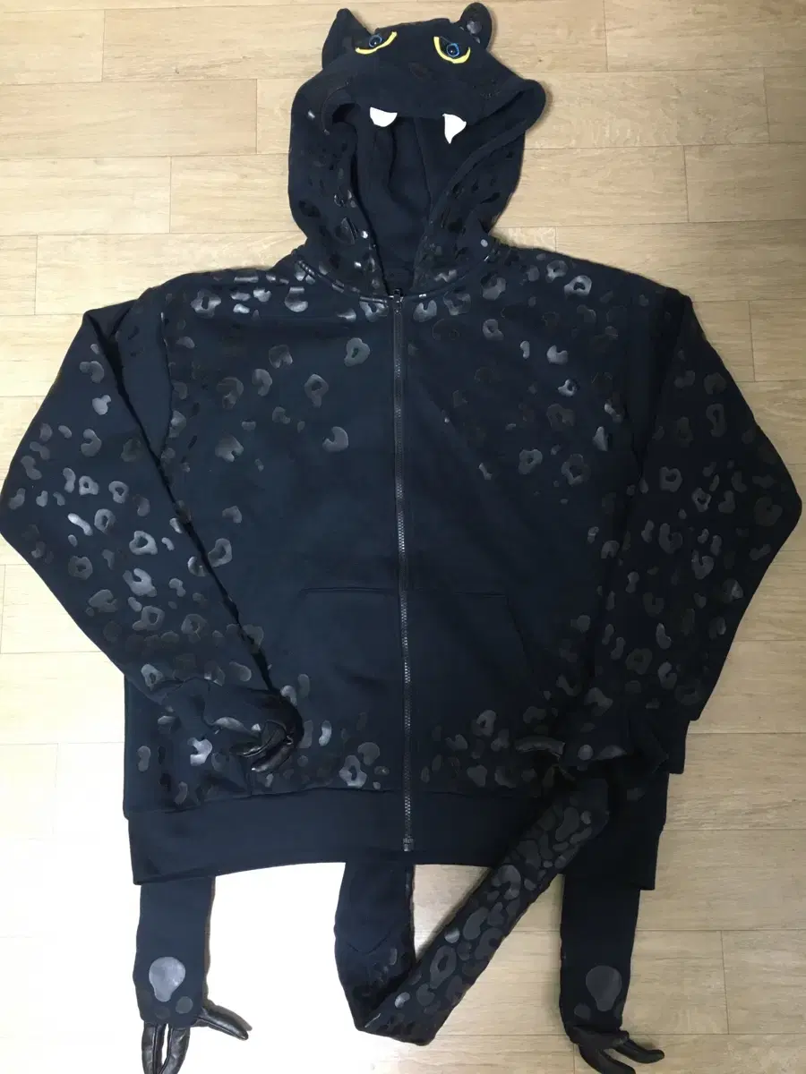 Adidas X Jeremy Scott Black Panther Hoodie