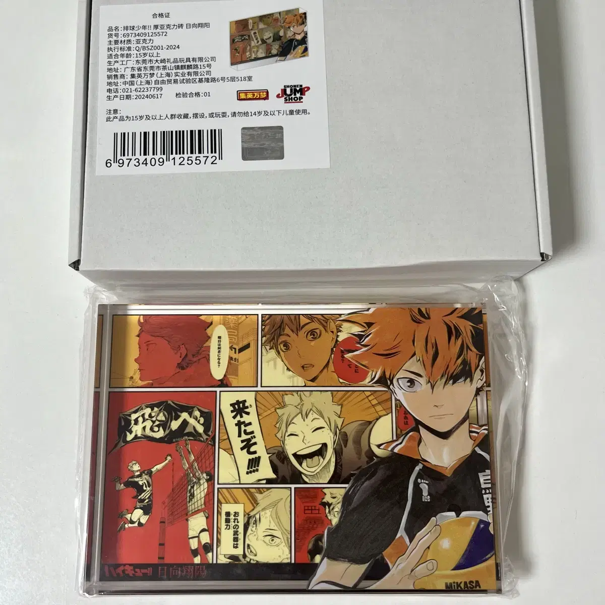 Unsealed haikyuu hinata Midshipman Shop acrylic Block Jump Shop