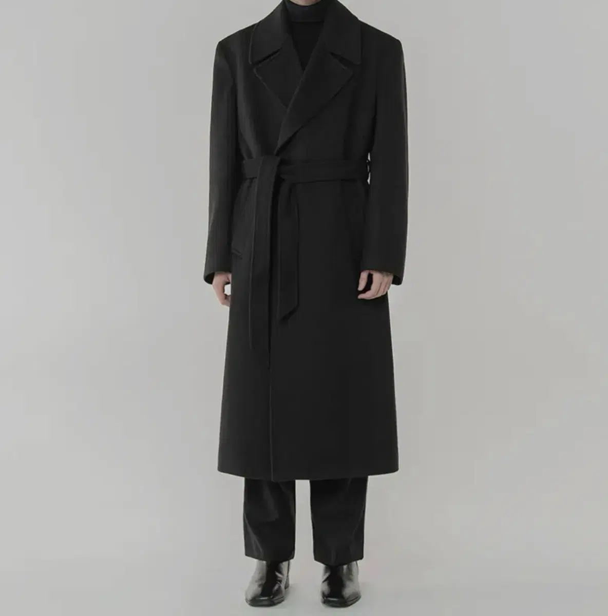 (Condition S) DeCoroso Mael Robe Long Coat [Black, 2size]