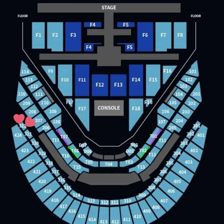 엔시티127 막콘 양도 콘서트 네오시티 nct127 3층4층