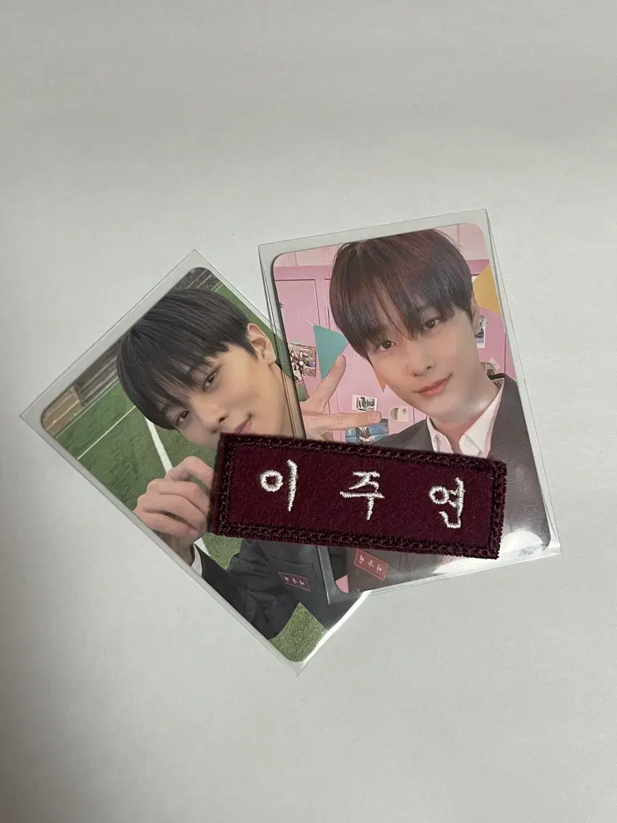 The Boyz juyeon Tie Embroidered Name Badges