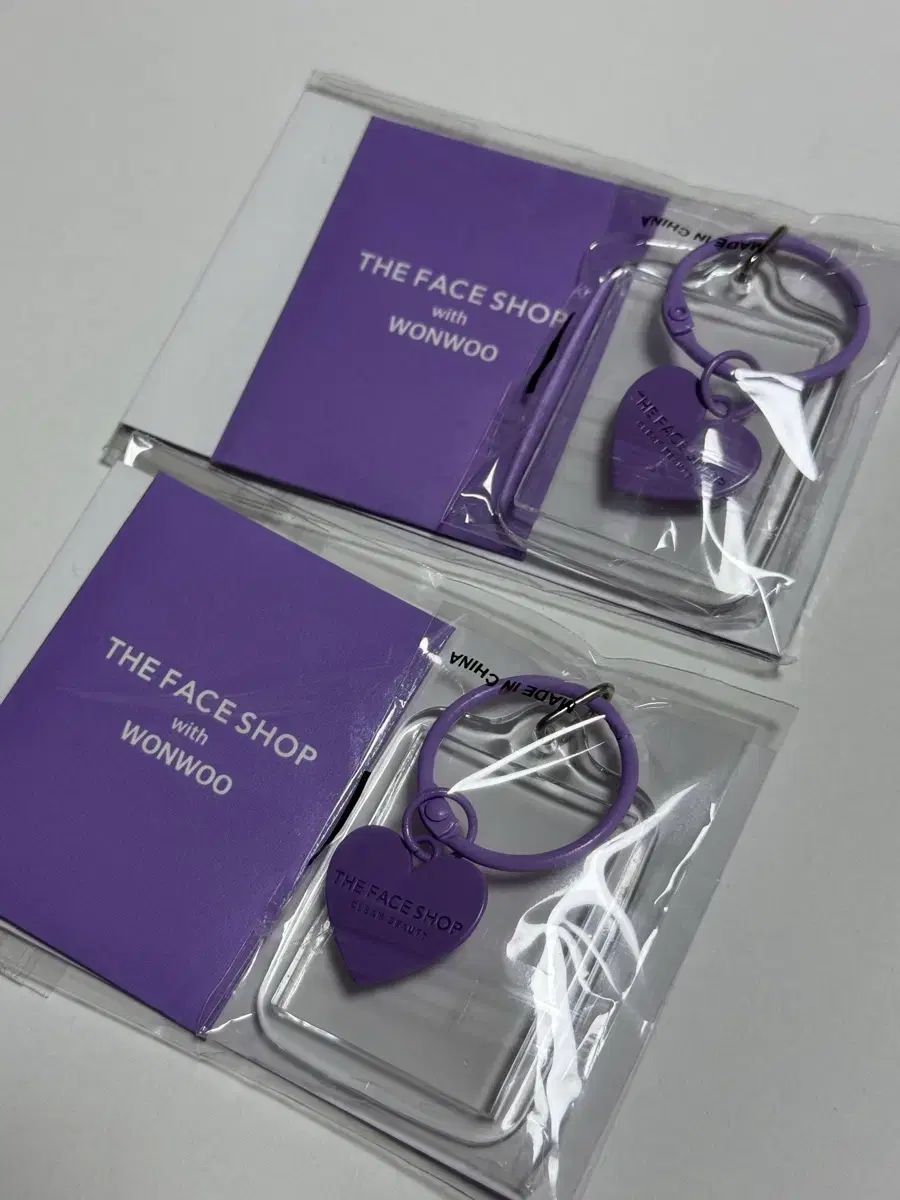 TheFaceShop wonwoo Proof photo keyring Set