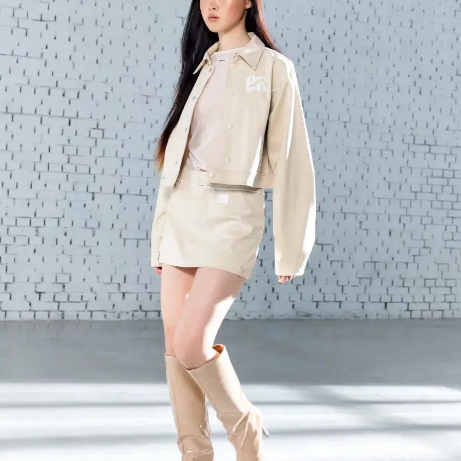 Glowny JADEN SUEDE JACKET (CREAM)