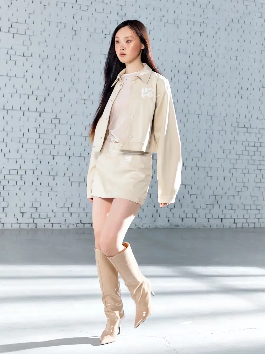 Glowny JADEN SUEDE JACKET (CREAM)