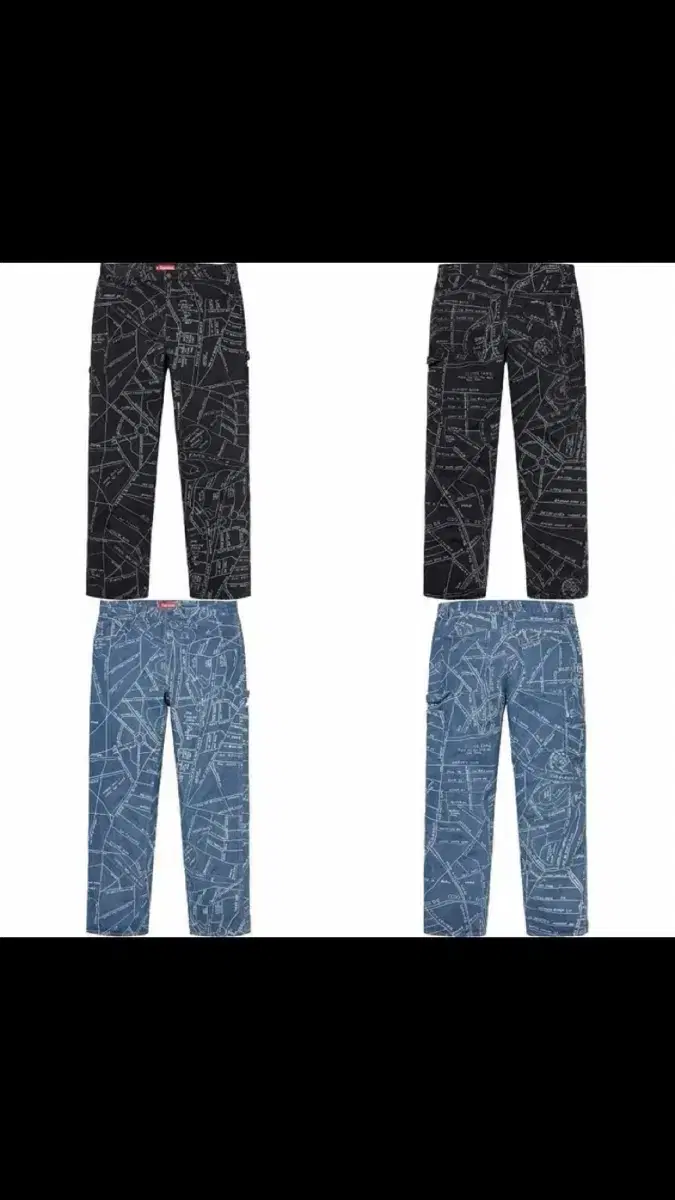 Supreme Gons Map Denim Pants 32