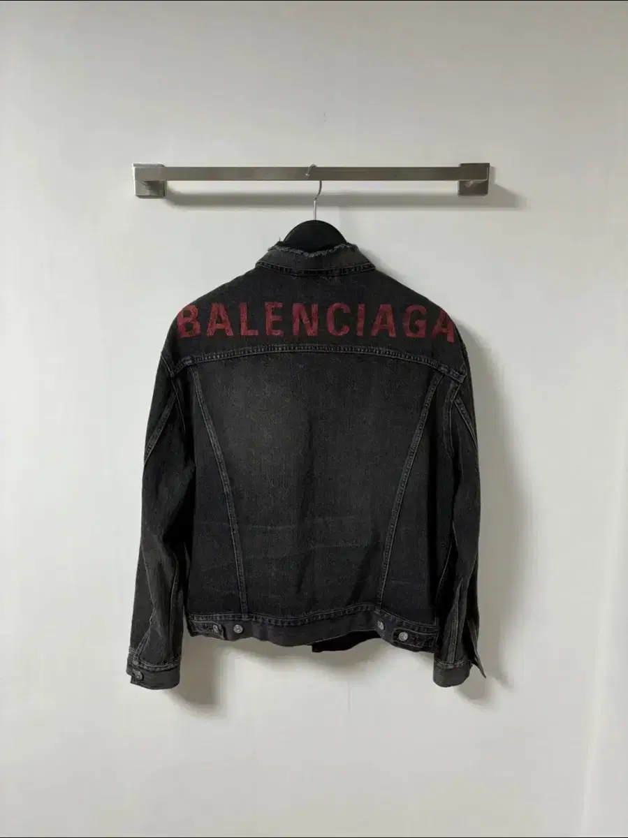 (Genuine) Balenciaga Back Logo Jacket