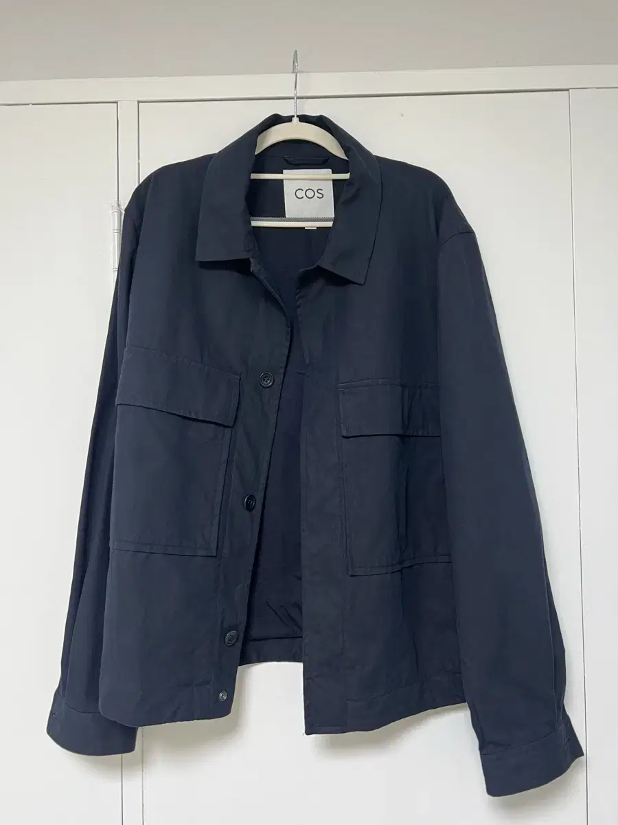 COS Cotton Twill Utility Overshirt XL