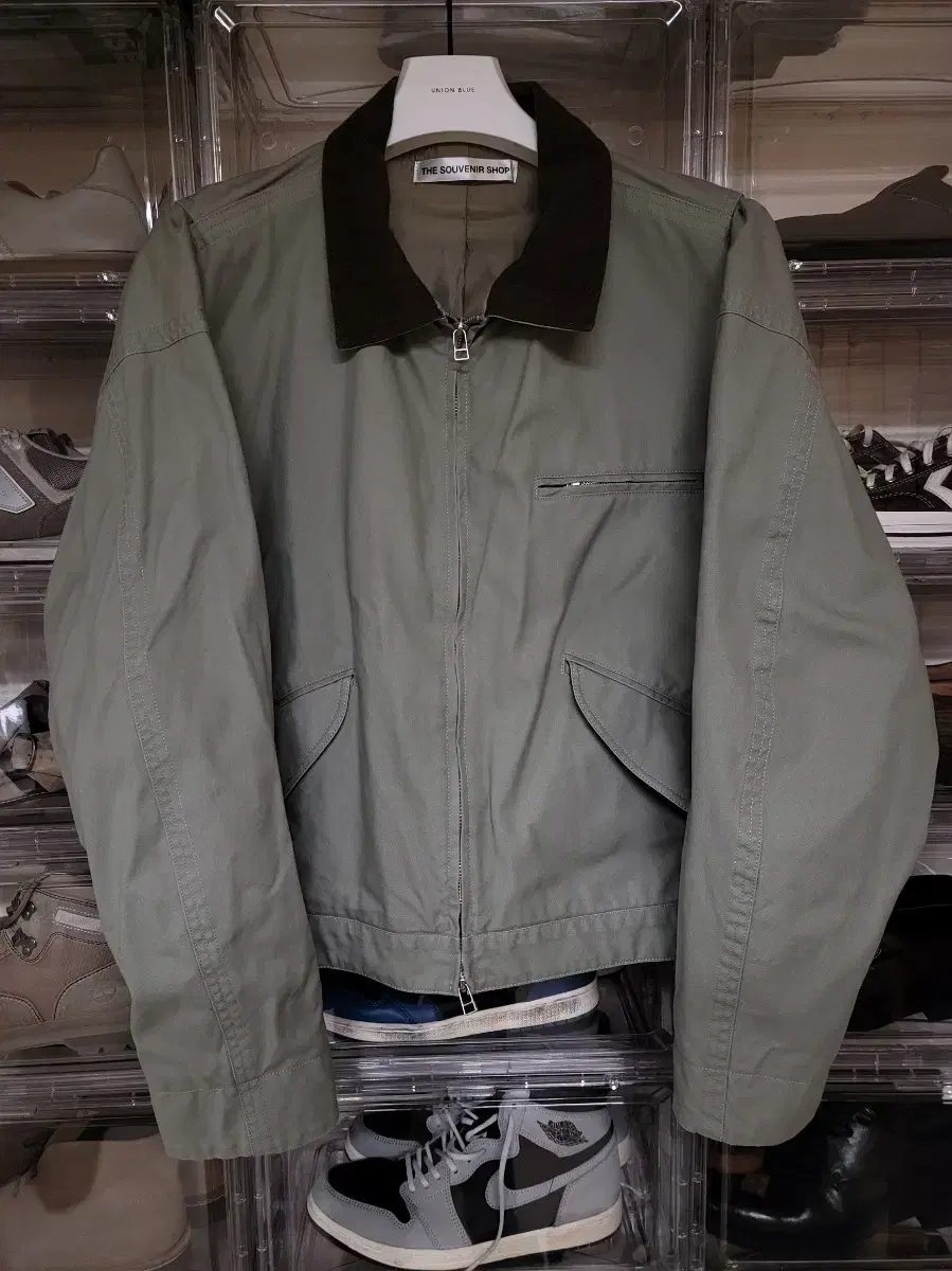 The Souvenir Shop Work Jacket light grey [L]