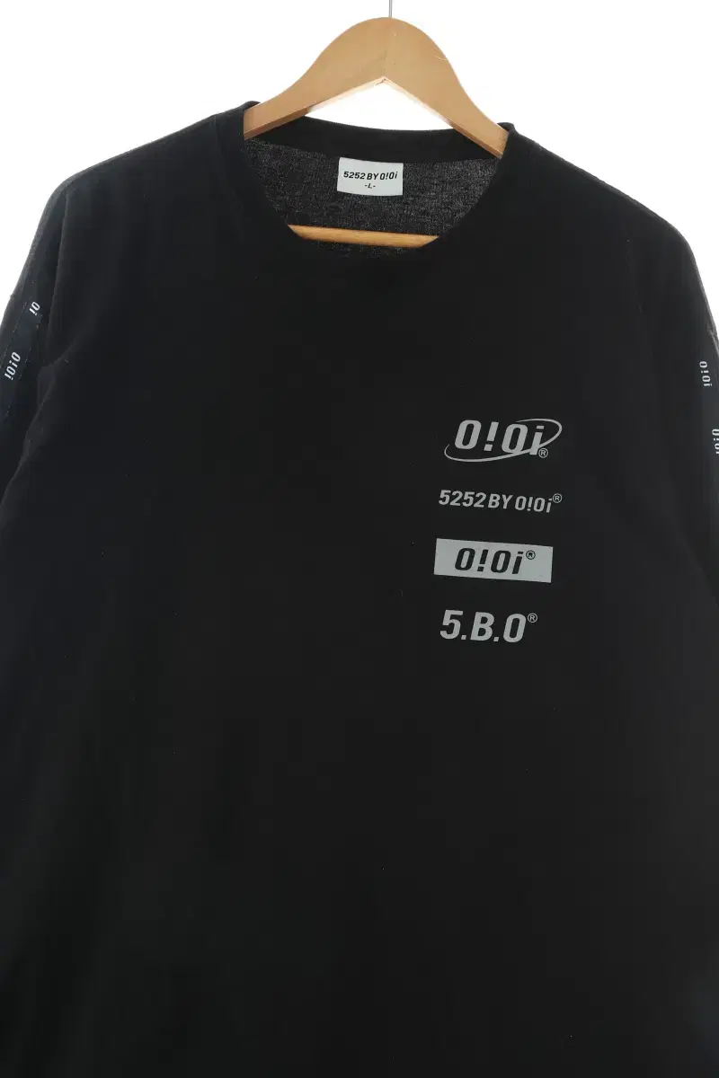 (L) O.I.O.I Long Sleeve T-Shirt Black Amekaji Limited Edition-1042F