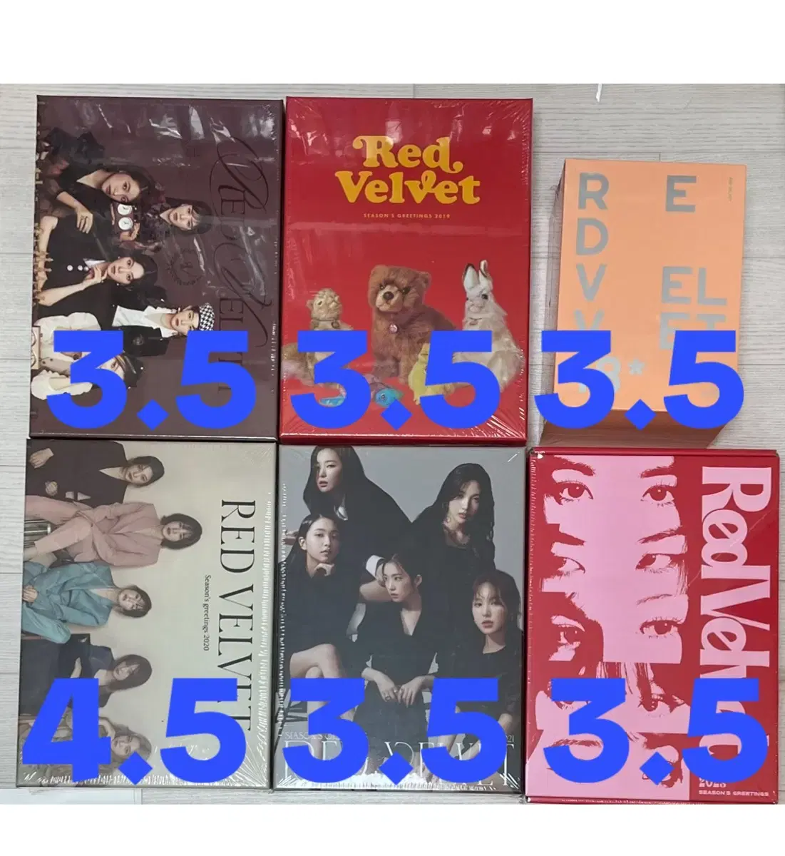 Unsealed) red velvet season's greetings wts sell photocard Bulk