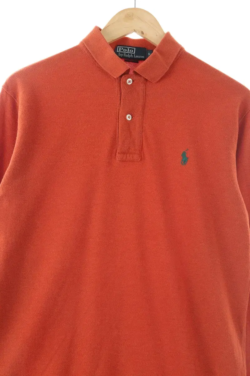 (S) Polo Ralph Lauren kara Long Sleeve T-Shirt Orange Amechaji Limited Edition-1045C