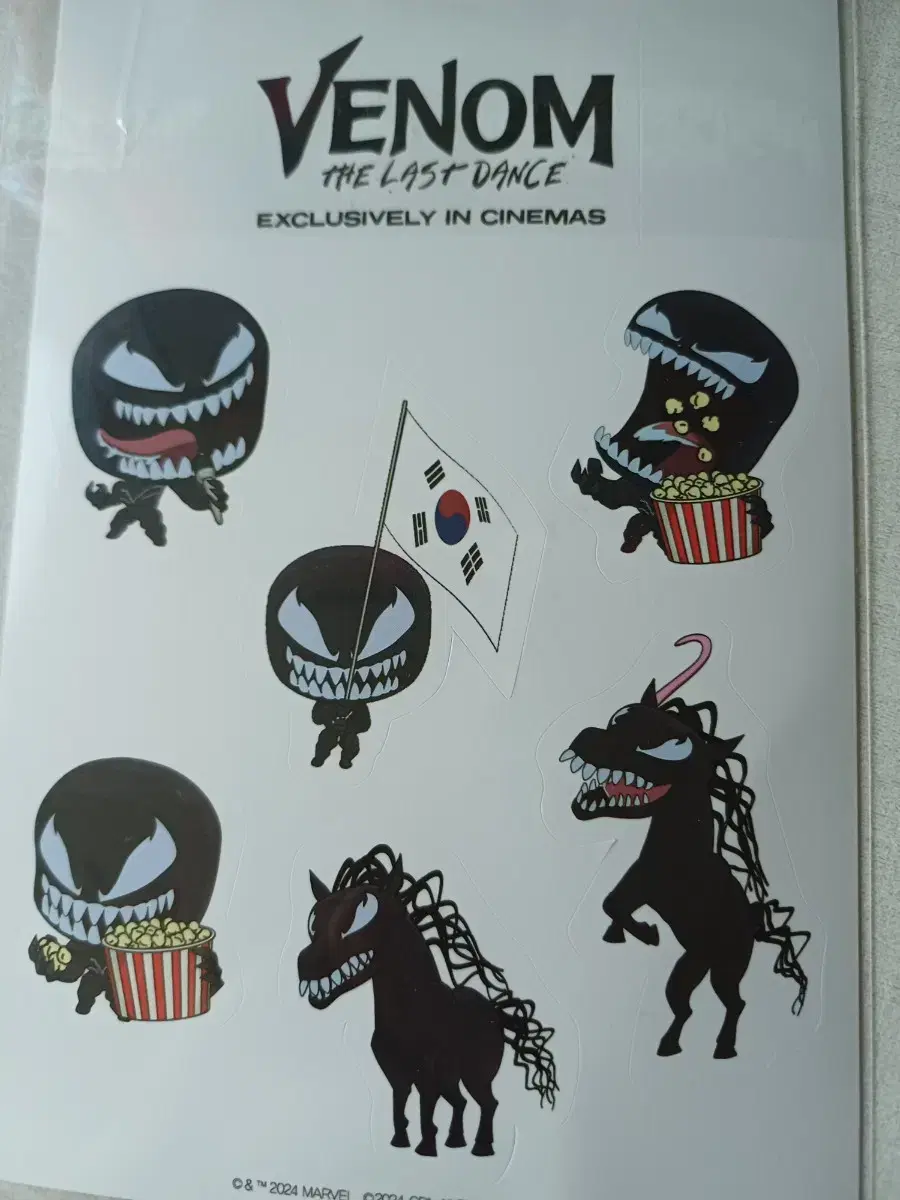 Venom Last Dance Movie pre-order benefit sticker only