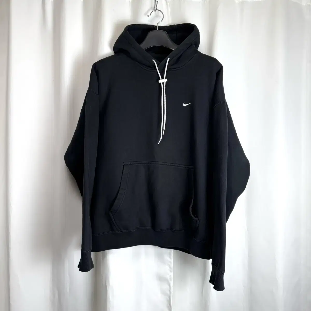 Nike lab NRG Solo Swoosh Logo Fleece Hoodie US XL