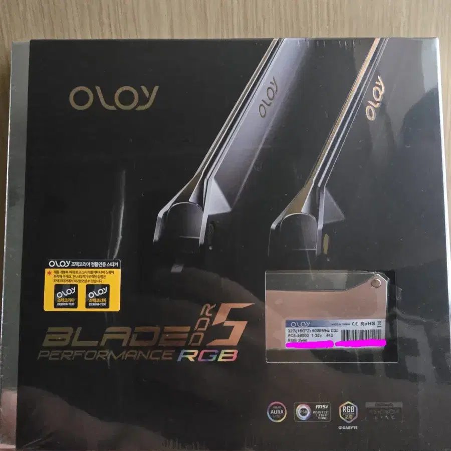 미개봉 OLOy ddr5 32GB (16GB x 2) 하이닉스 a다이 언