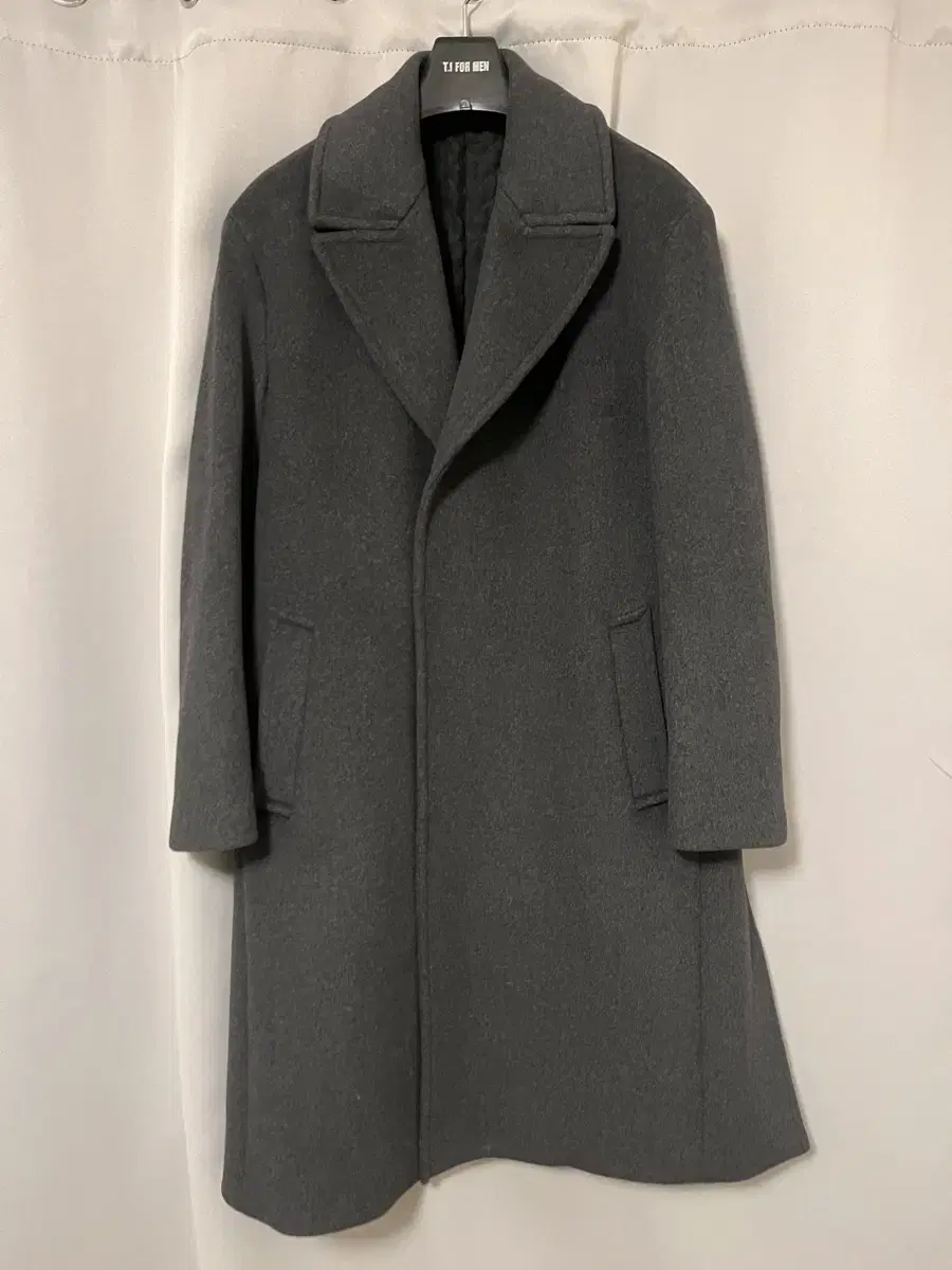 95-100) Tie Foreman Cashmere Long Coat