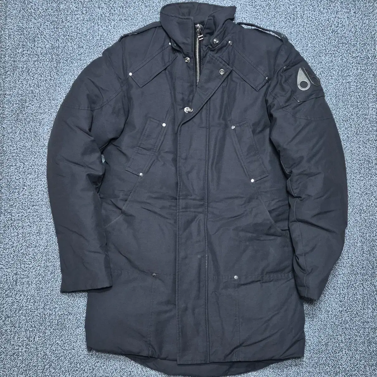 Moose Knuckle Deep Gray Styrene Parka Padded (Hat X)