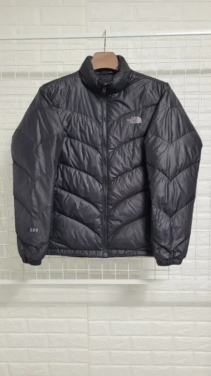 [M]The North Face Black YKK Zipper Detail Goose Down Short Padding Men95 WomenXL