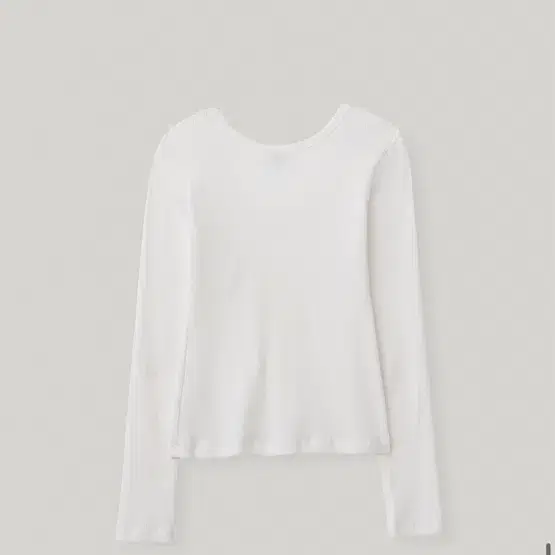 Lo61 Gio Scoop-neck Top in White