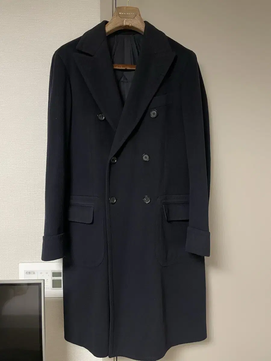 Ringjacket Cashmere Navy Double Coat